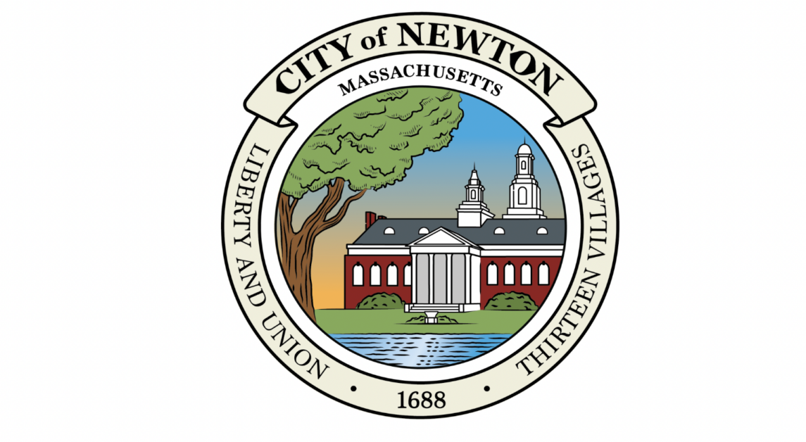 The seal the councilors voted on Tuesday incorporated a design of Newton City Hall from across the ponds in front of it. (Photo Courtesy of Sebastian Elliot Ebarb)